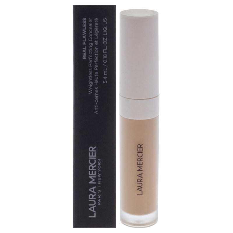 Real Flawless Weightless Perfecting Concealer - 3W1 Ligh to Medium with Warm Undertones by Laura Mercier for Women - 0.18 oz Concealer