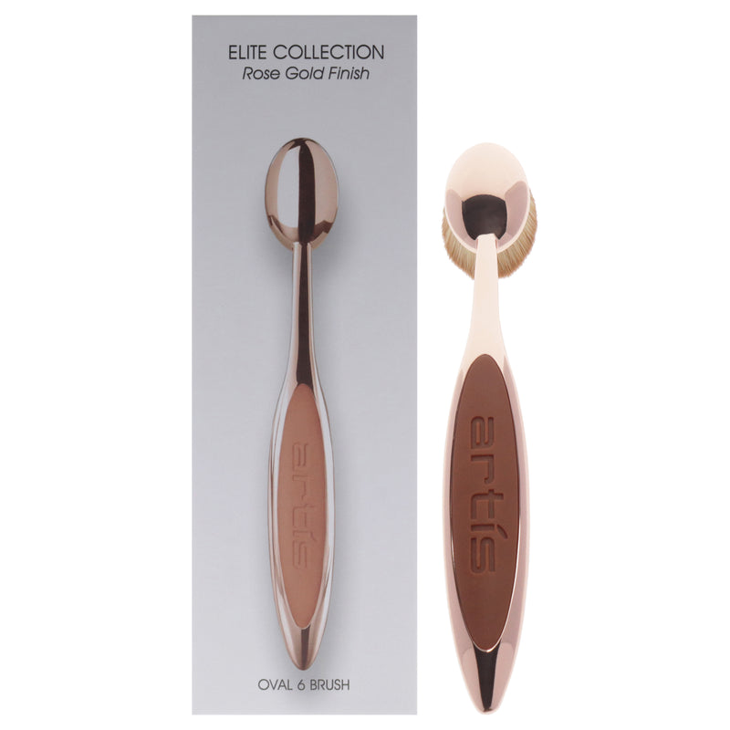 Elite Collection Oval Brush 6 - Rose Gold by Artis for Women - 1 Pc Brush