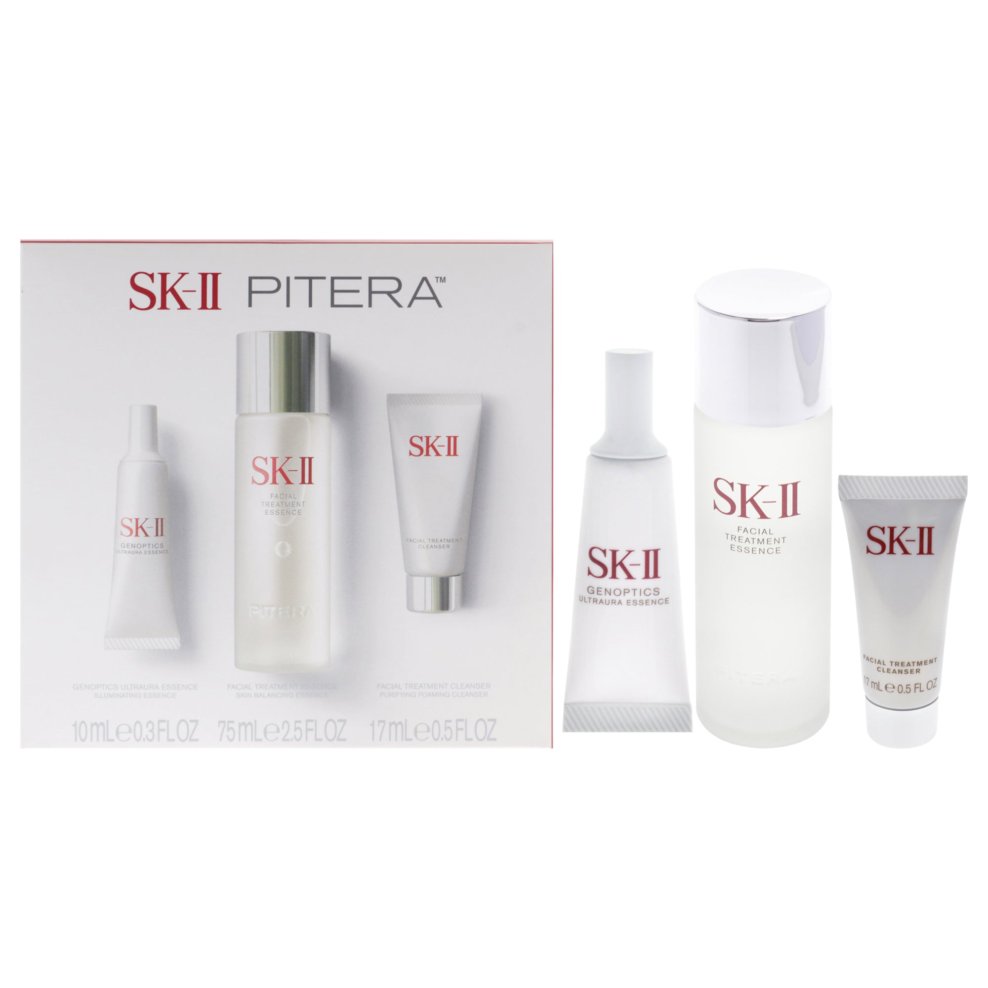 SK II Pitera Ultimate Aura Essentials Kit by SK-II for Women - 3 Pc 2 ...
