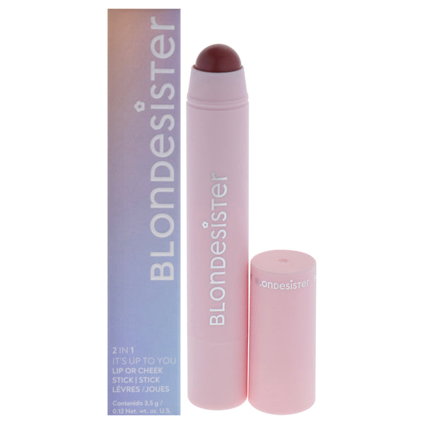 Blondesister 2 in 1 Its Up To You Lip and Cheek - 02 Rosey Beige by Blondesister for Women - 0.12 oz Makeup