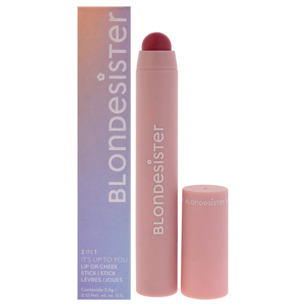 Blondesister 2 in 1 Its Up To You Lip and Cheek - 04 Berry Red by Blondesister for Women - 0.12 oz Makeup