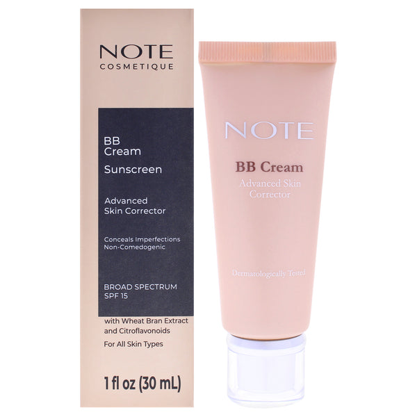 Note Cosmetique Bb Cream SPF 15 - 100 Porcelain by Note Cosmetique for Women - 1 oz Makeup