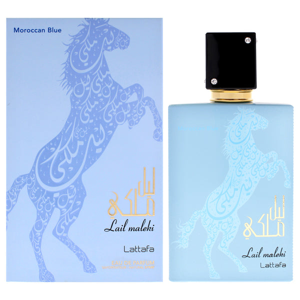 Lattafa Lail Maleki - Moroccan Blue by Lattafa for Unisex - 3.4 oz EDP Spray