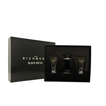 John Richmond Black Metal Woman Set Eau De Parfum & Shower Gel 50ml & Body Lotion 50ml 100ml