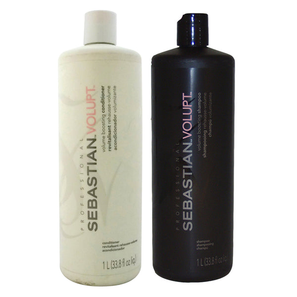 Sebastian Volupt Volume Boosting Shampoo and Conditioner Kit by Sebastian for Unisex - 2 Pc Kit 33.8oz Shampoo, 33.8oz Conditioner