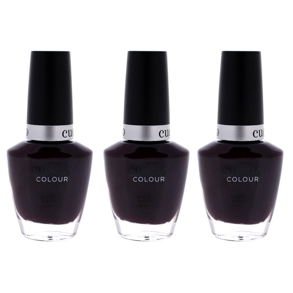 Colour Nail Polish - Positively Positano by Cuccio Colour for Women - 0.43 oz Nail Polish - Pack of 3