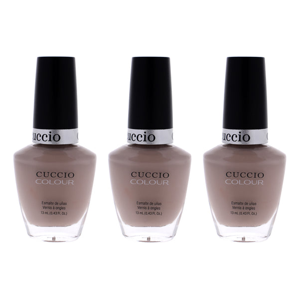 Colour Nail Polish - Tel-Aviv About It by Cuccio Colour for Women - 0.43 oz Nail Polish - Pack of 3