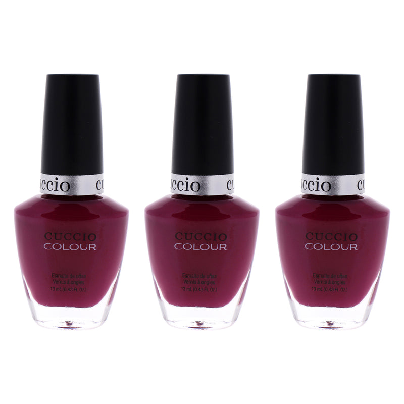 Colour Nail Polish - Heart and Seoul by Cuccio Colour for Women - 0.43 oz Nail Polish - Pack of 3