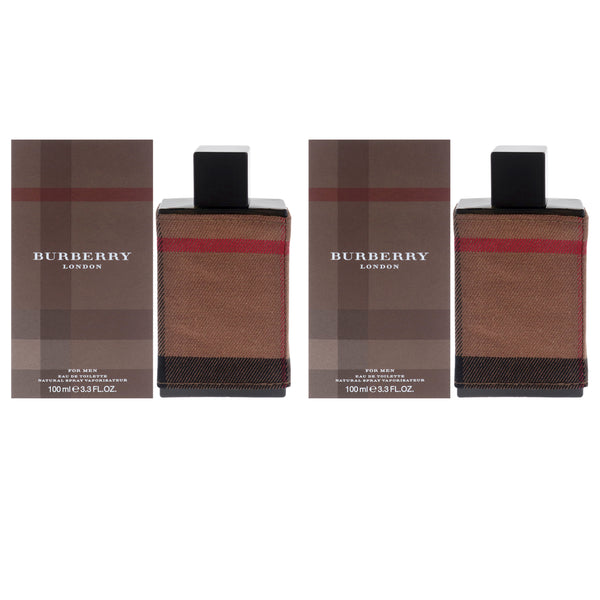 Burberry Burberry London by Burberry for Men - 3.3 oz EDT Spray - Pack of 2