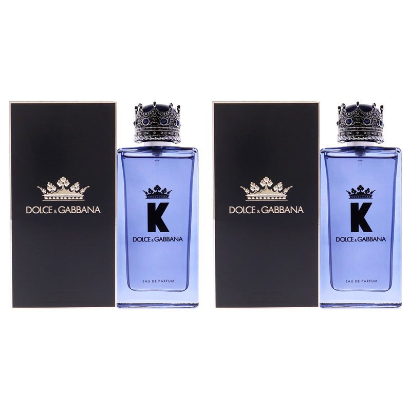 Dolce & Gabbana K by Dolce and Gabbana for Men - 3.3 oz EDP Spray - Pack of 2