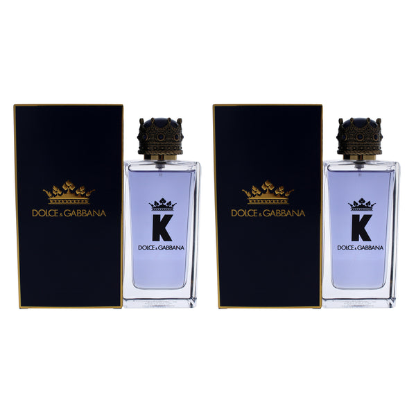 Dolce & Gabbana K by Dolce and Gabbana for Men - 3.3 oz EDT Spray - Pack of 2