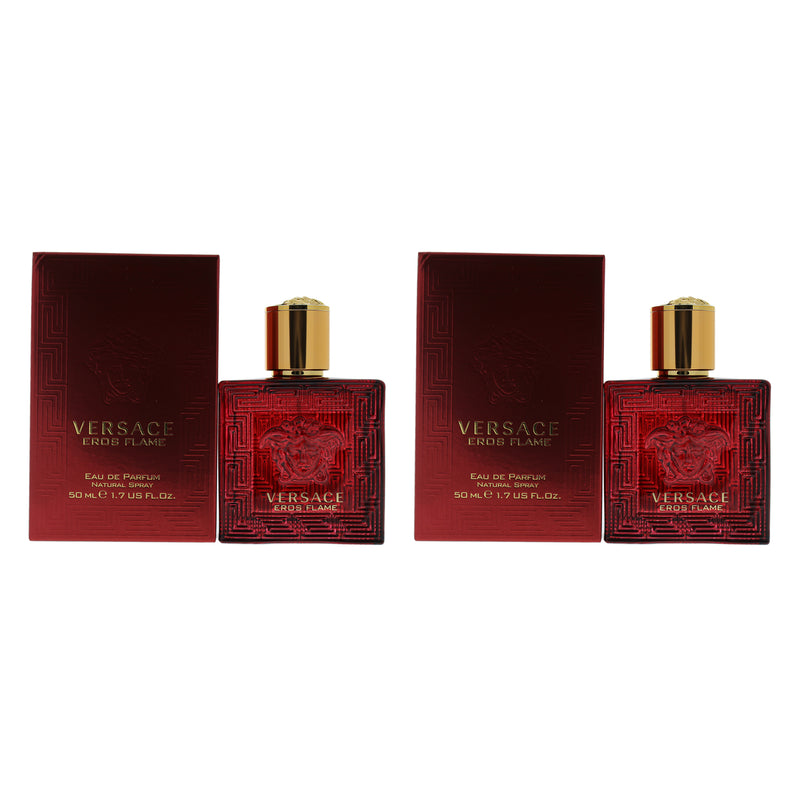 Versace Versace Eros Flame by Versace for Men - 1.7 oz EDP Spray - Pack of 2