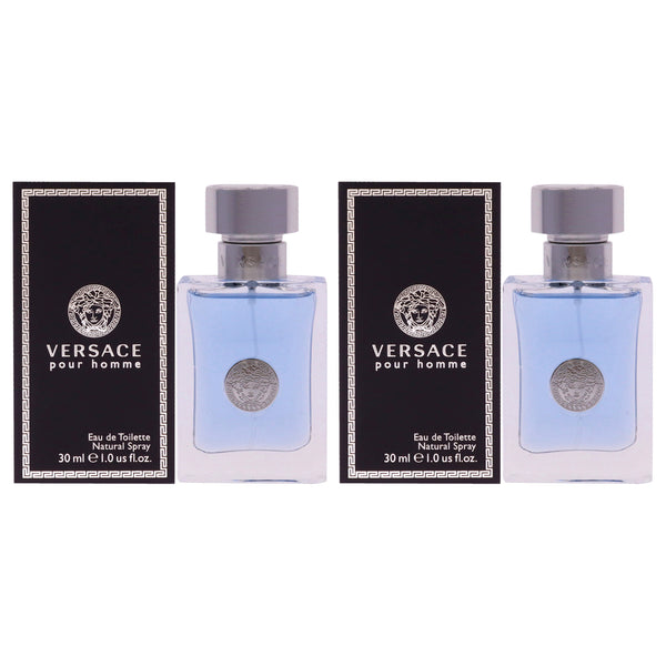 Versace Versace Pour Homme by Versace for Men - 1 oz EDT Spray - Pack of 2