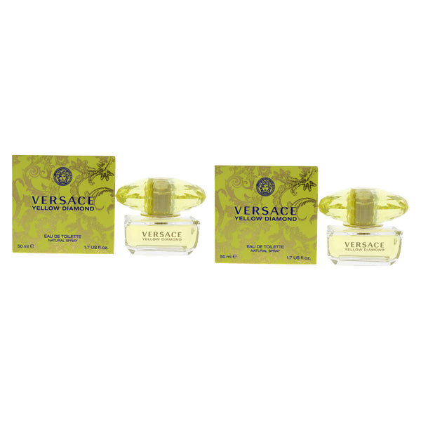 Versace Versace Yellow Diamond by Versace for Women - 1.7 oz EDT Spray - Pack of 2