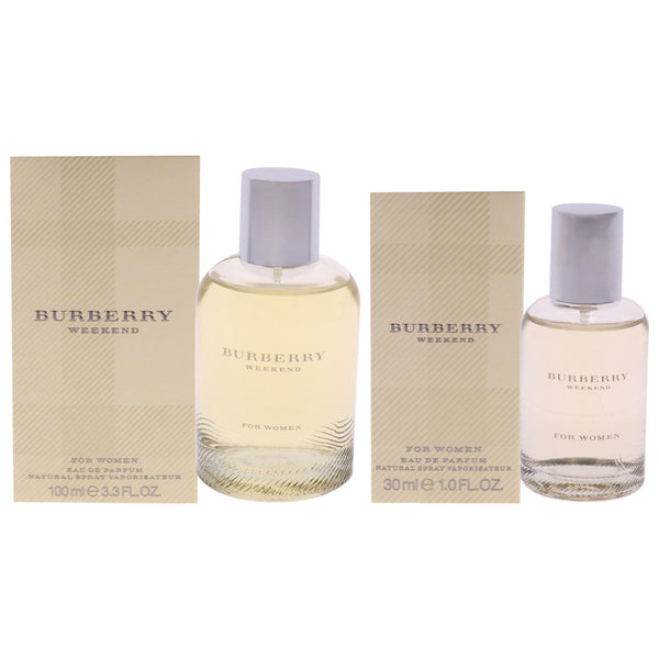 Burberry Burberry Weekend Kit by Burberry for Women - 2 Pc Kit 3.3oz EDP Spray, 1oz EDP Spray