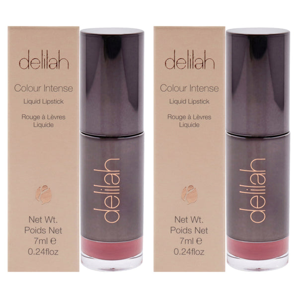 Delilah Colour Intense Liquid Lipstick - Blossom by Delilah for Women - 0.24 oz Lipstick - Pack of 2