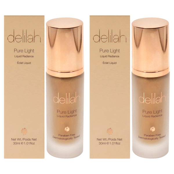 Delilah Pure Light Liquid Radiance - Halo by Delilah for Women - 1.01 oz Foundation - Pack of 2