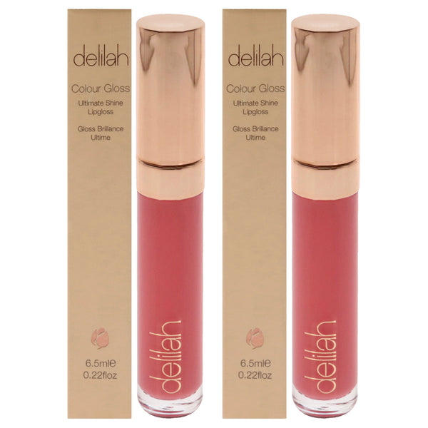 Delilah Ultimate Shine Lip Gloss - Amalie by Delilah for Women - 0.22 oz Lip Gloss - Pack of 2