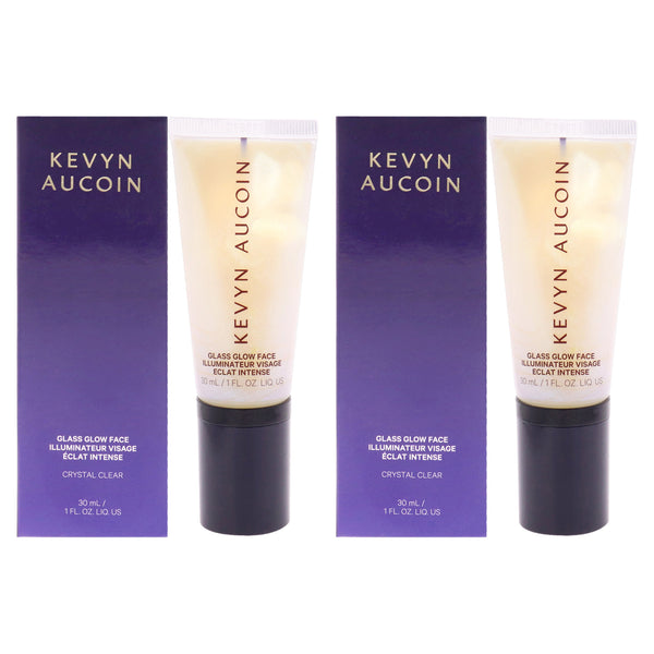 Kevyn Aucoin Glass Glow Face Highlighter - Crystal Clear by Kevyn Aucoin for Women - 1 oz Highlighter - Pack of 2