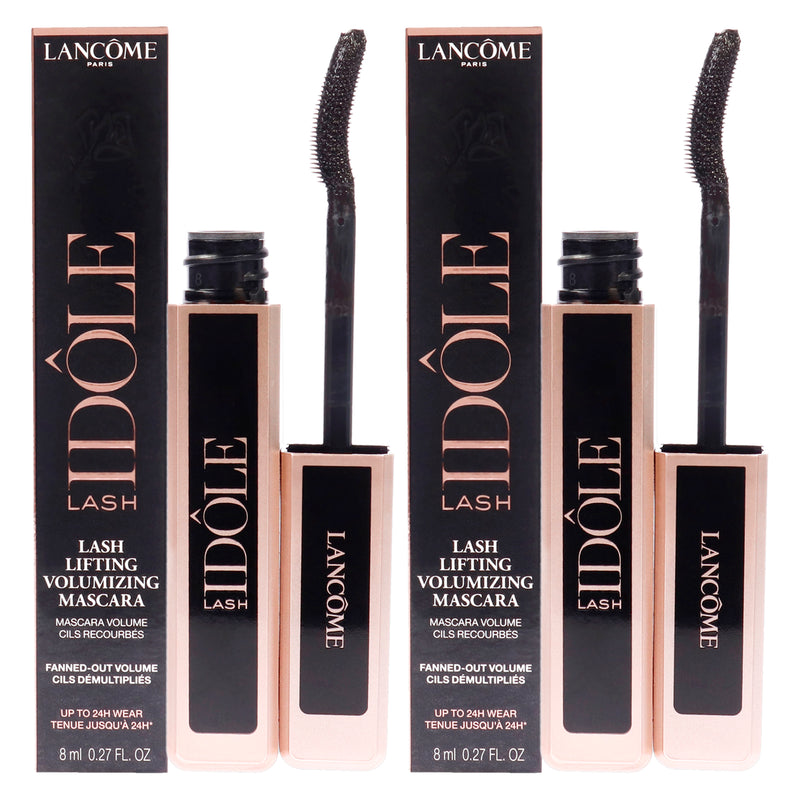 Lancome Lash Idole Lifting and Volumizing Mascara - 01 Glossy Black by Lancome for Women - 0.27 oz Mascara - Pack of 2