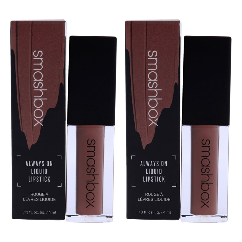 Smashbox Always On Liquid Lipstick - Fair Game by SmashBox for Women - 0.13 oz Lipstick - Pack of 2