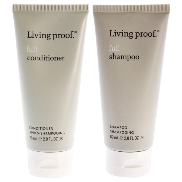 Living Proof Full Conditioner and Full Shampoo Kit by Living Proof for Unisex - 2 Pc Kit 2oz Conditioner, 2oz Shampoo