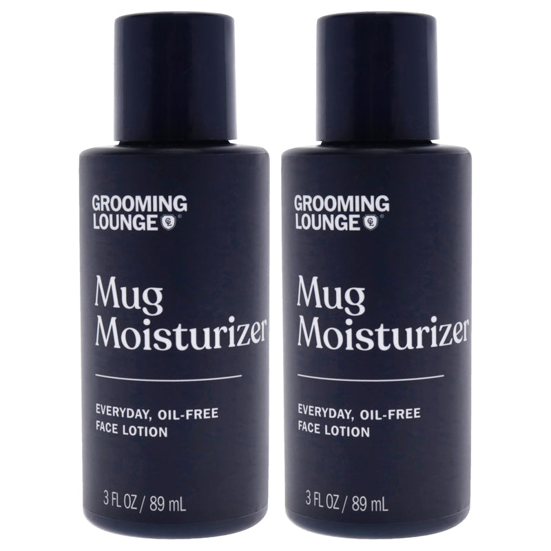 Grooming Lounge Mug Moisturizer Face Lotion by Grooming Lounge for Men - 3 oz Lotion - Pack of 2