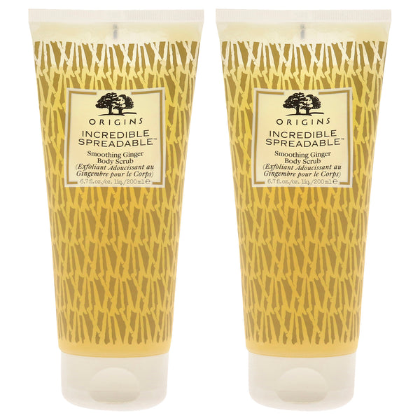 Origins Ginger Body Scrub by Origins for Unisex - 6.7 oz Scrub - Pack of 2