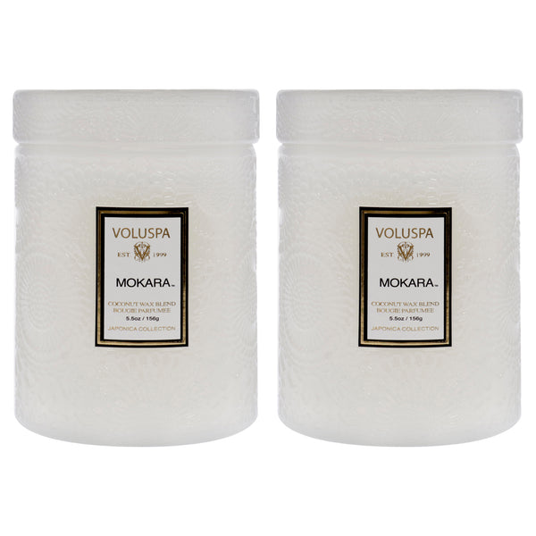 Voluspa Mokara - Small Kit by Voluspa for Unisex - 2 x 5.5 oz Candle