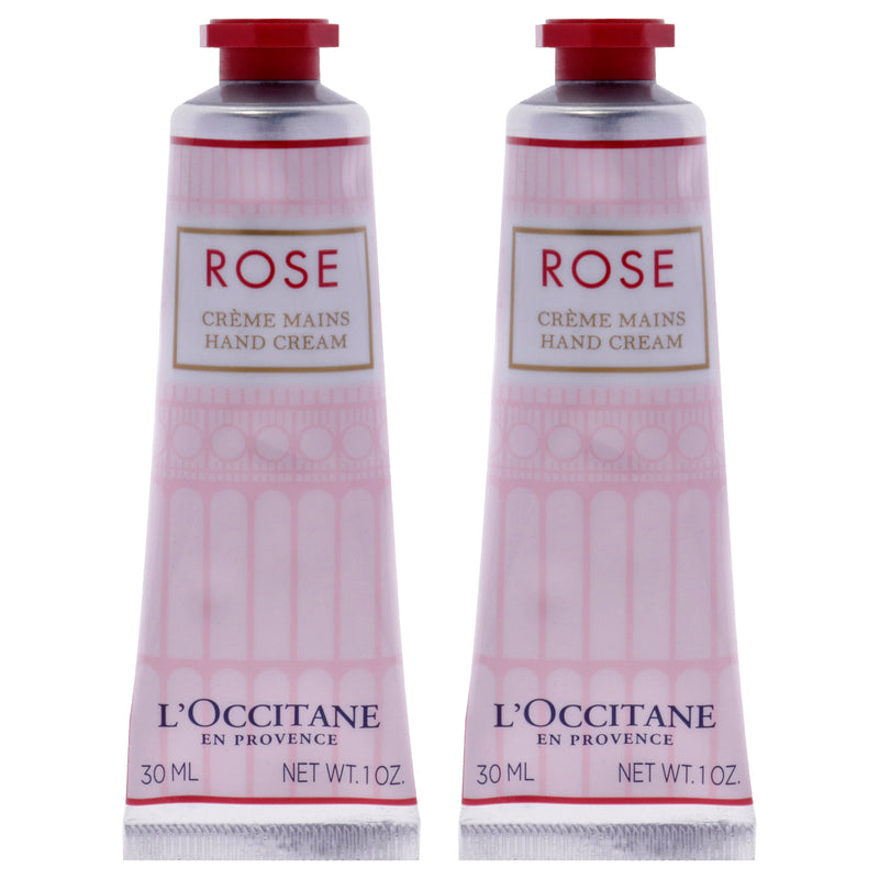 L'Occitane Rose Hand Cream by LOccitane for Unisex - 1 oz Cream - Pack of 2