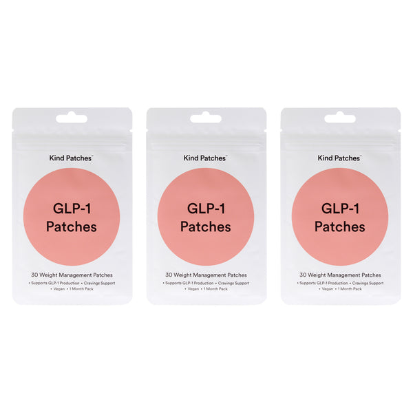 GLP - 1 Patches by Kind Patches for Unisex - 30 Count Patches - Pack of 3