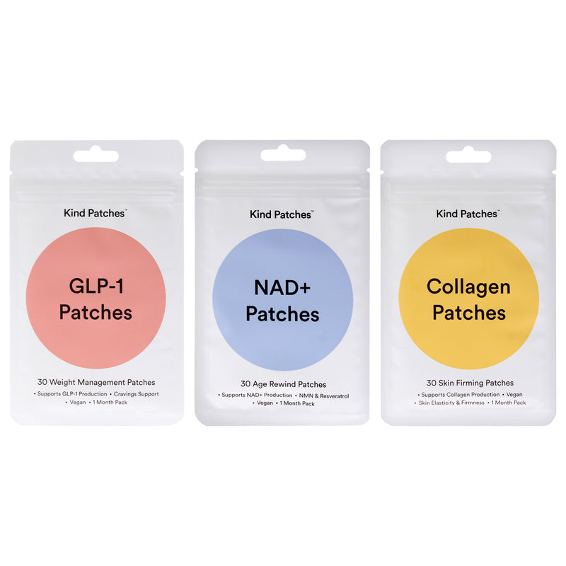 kind patches glp 1 Kind Patches Kind Patches Kit by Kind Patches for Unisex - 3 Pc Kit 30Pc GLP