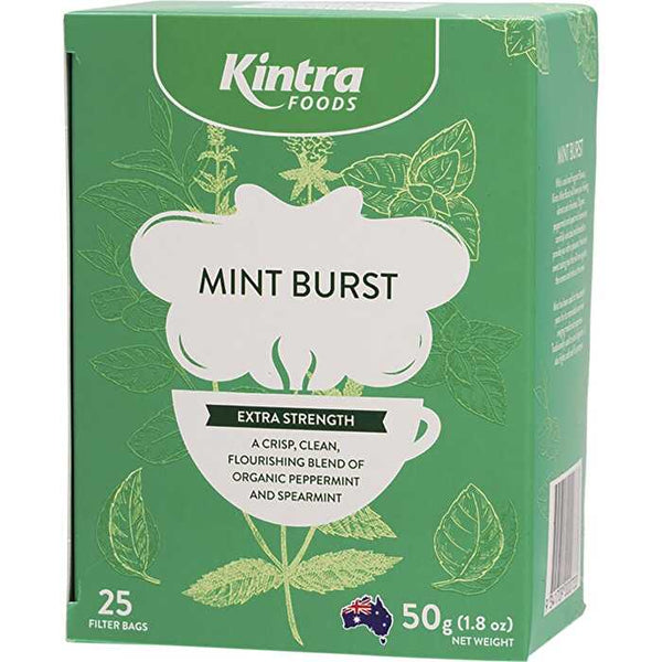 Kintra Foods Herbal Tea Bags Mint Burst 25pk