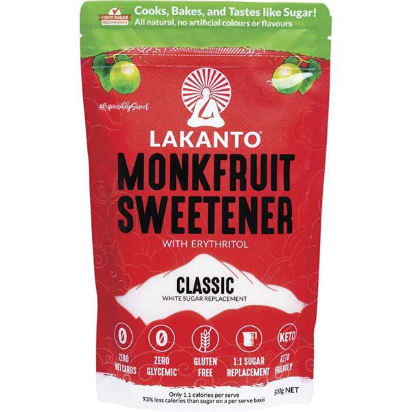 Lakanto Classic Monkfruit Sweetener 500g