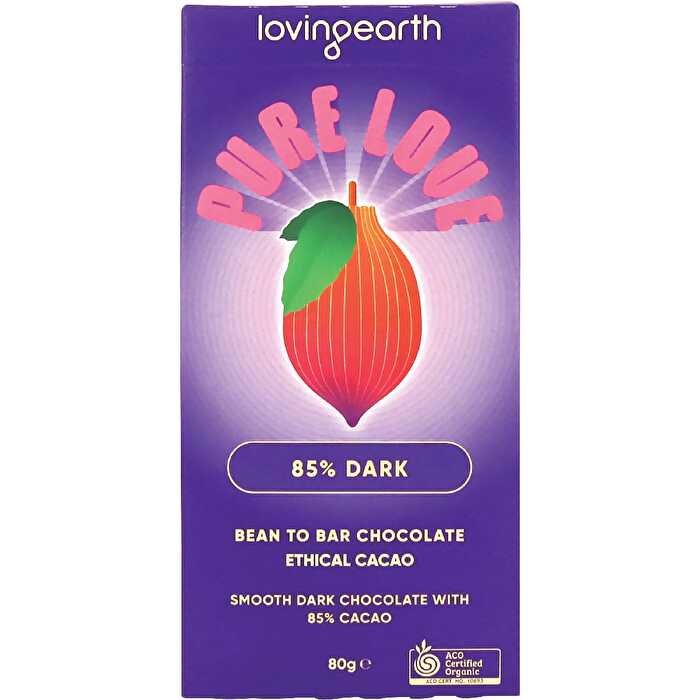 Loving Earth 85% Dark Chocolate 11x80g