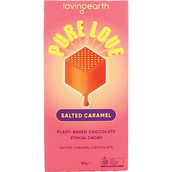 Loving Earth Salted Caramel Chocolate 11x80g