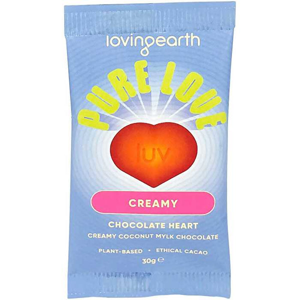 Loving Earth Creamy Coconut Mylk Chocolate Heart 16x30g