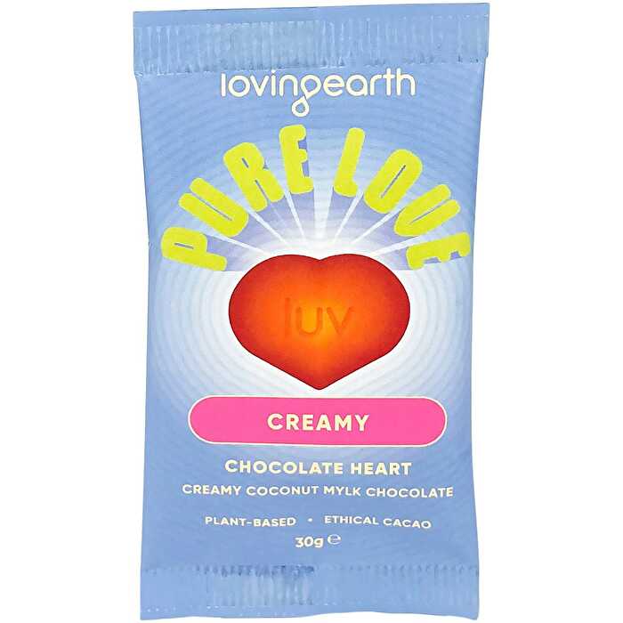 Loving Earth Creamy Coconut Mylk Chocolate Heart 16x30g