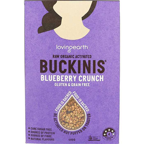 Loving Earth Buckinis Blueberry Crunch 400g