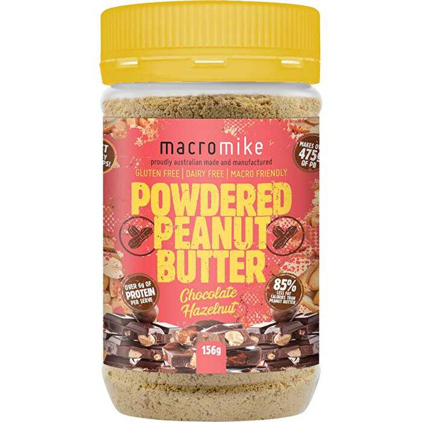 Macro Mike Powdered Peanut Butter Chocolate Hazelnut 156g