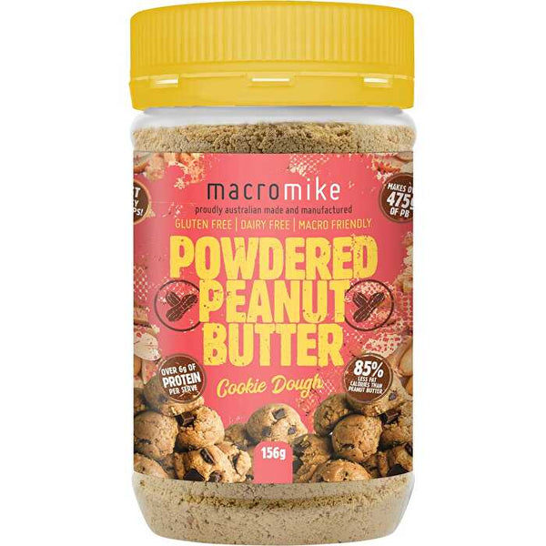 Macro Mike Powdered Peanut Butter Cookie Dough 156g