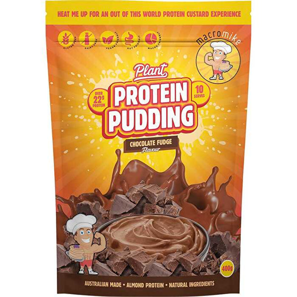 Macro Mike Plant Protein Pudding Chocolate Fudge 400g