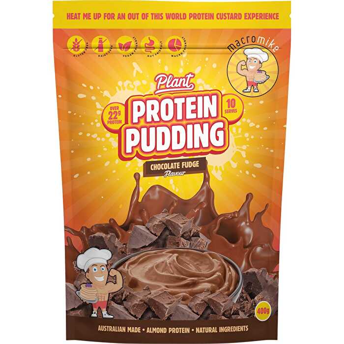 Macro Mike Plant Protein Pudding Chocolate Fudge 400g