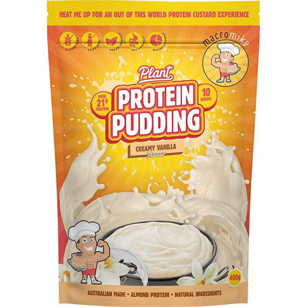 Macro Mike Plant Protein Pudding Creamy Vanilla 400g