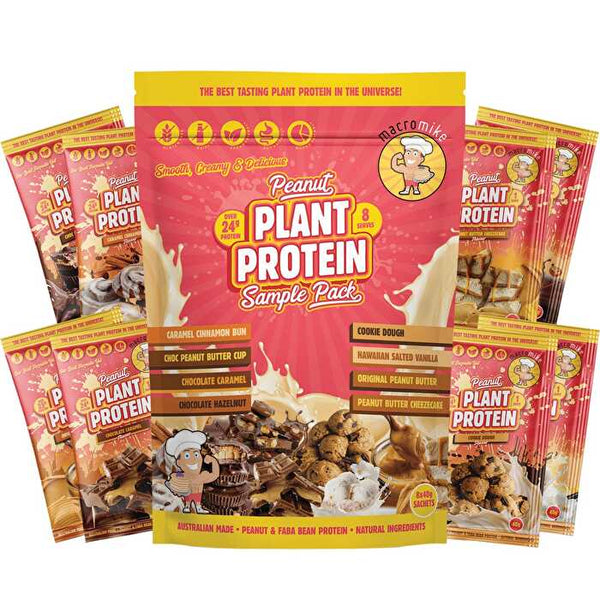 Macro Mike Peanut Plant Protein Sample Pack 8x40g