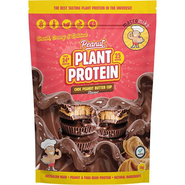 Macro Mike Peanut Plant Protein Choc Peanut Butter Cup 1kg