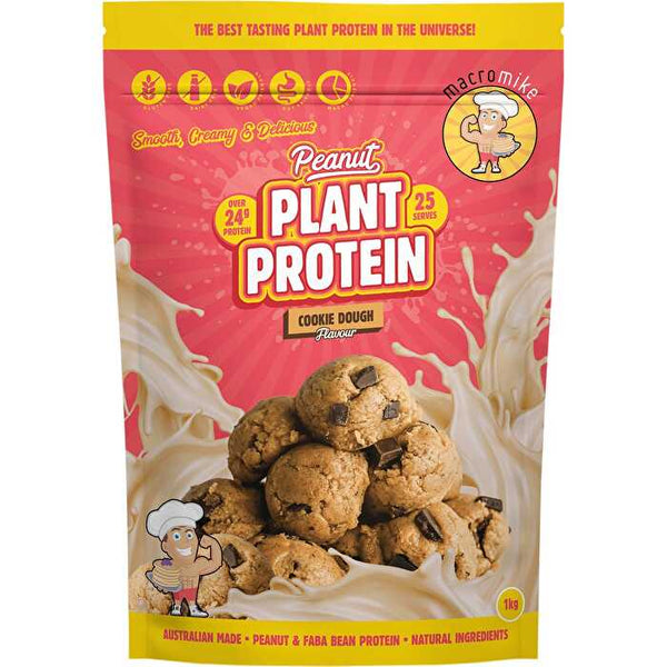 Macro Mike Peanut Plant Protein Cookie Dough 1kg