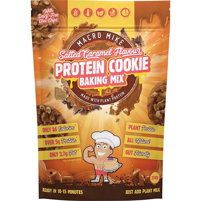 Macro Mike Cookie Baking Mix Almond Protein Salted Caramel 250g