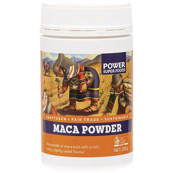 Power Super Foods Maca Powder Tub Certified Organic 200g