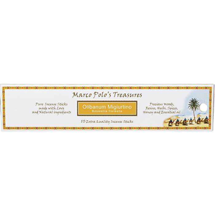 Marco Polo's Treasures Incense Sticks Olibanum Migiurtino 10pk